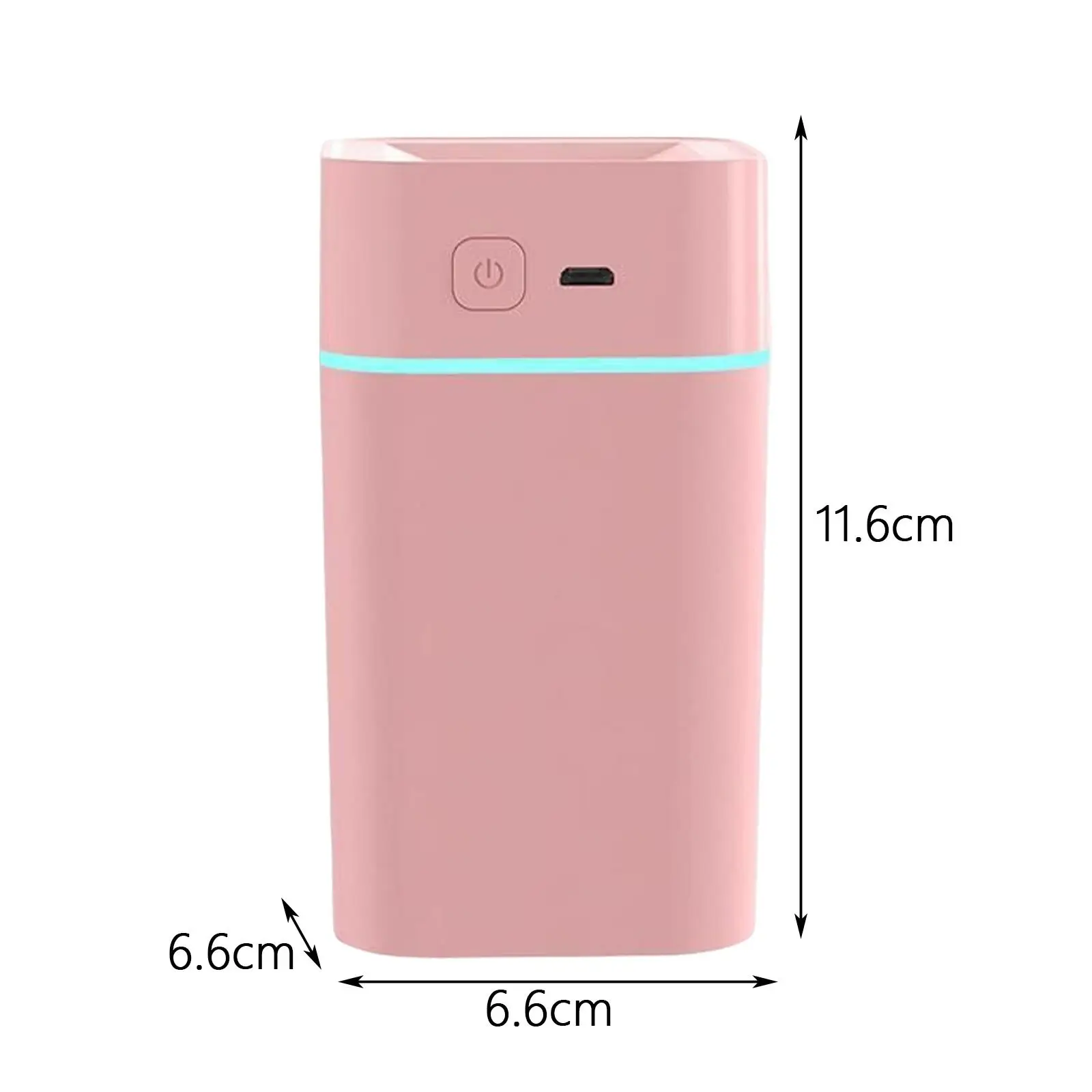 แบบพกพา Mist Humidifier Diffuser ไฟฟ้าเงียบสําหรับห้องนอน Baby Room Home