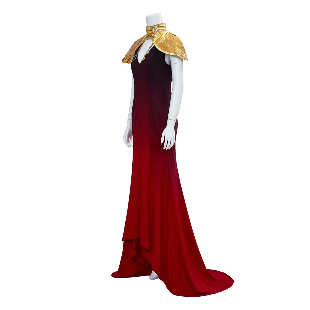 Kamilla Dress Castle vania Cosplay Costume Woman Red Suits Halloween Carnival Outfits