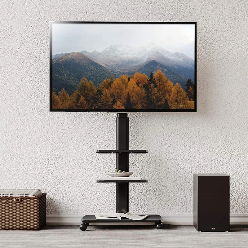 Rolling Tv Stand, M… - image