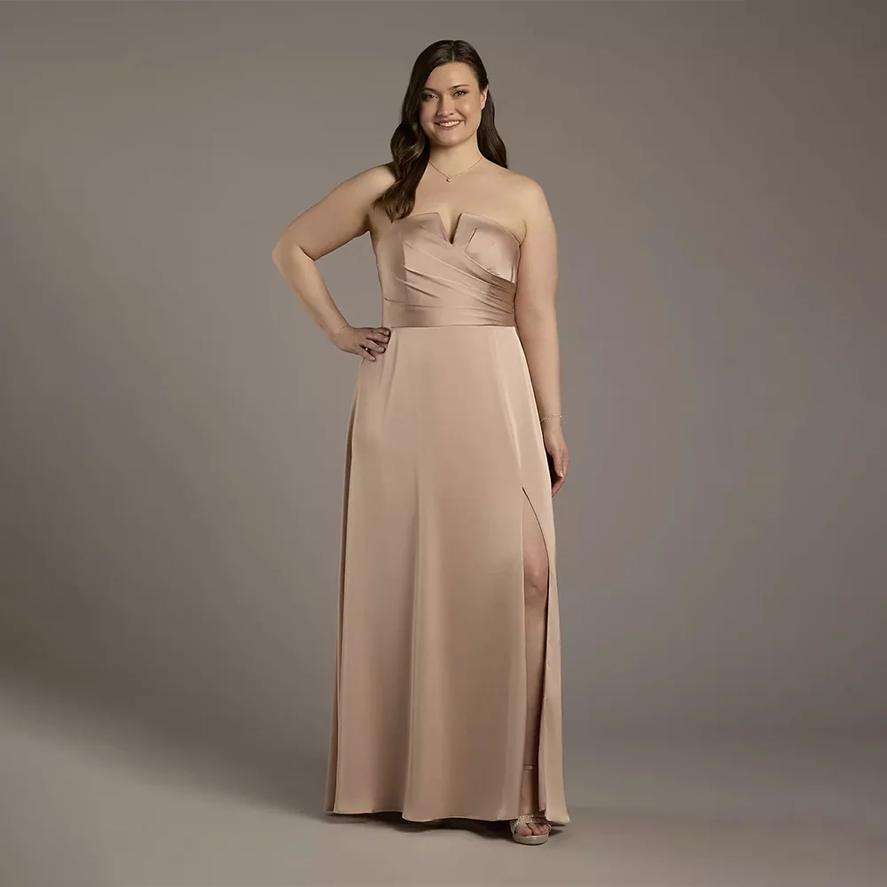 

Elegant Evening Dress Formal Party Gowns Sleeveless Side Split Prom Dresses Cocktail Dress for Graduation Ball Gowns Customized