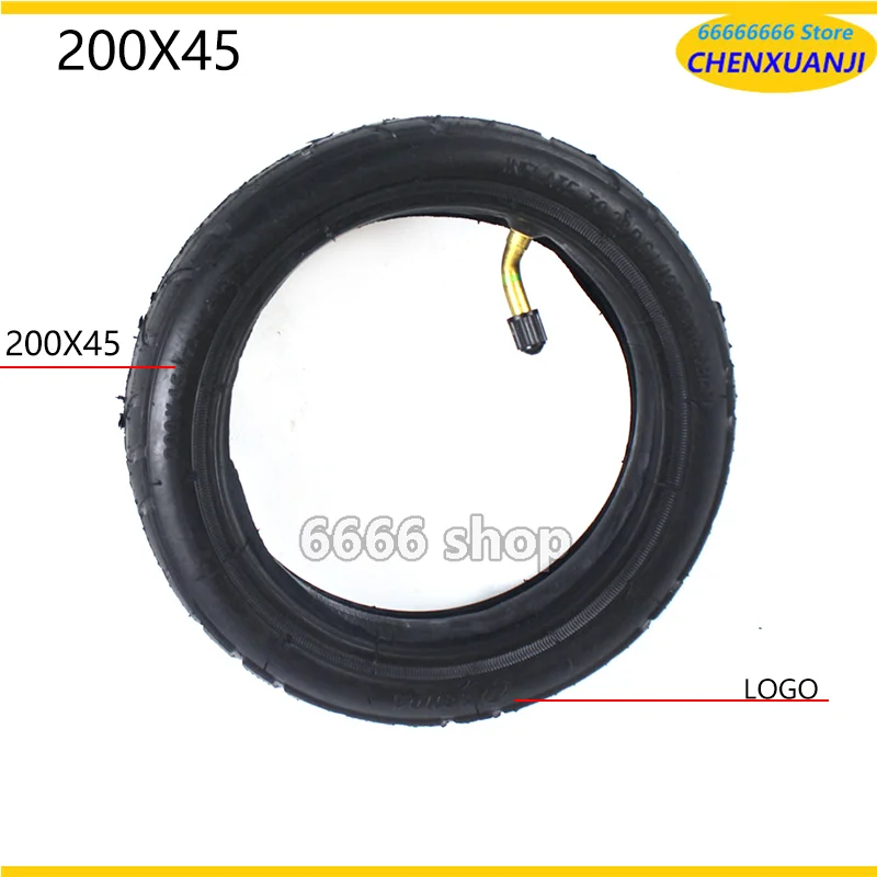 200x45 tire For E-twow S2 Scooter M6 M8 M10 Pneumatic Wheel 8