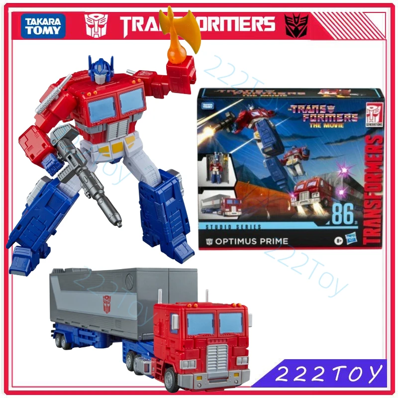 New Takara Tomy Transformers Toy The Movie1986 SS86-31 Commander Class Optimus Prime Action Figure Robot Toys Gift Classic Anime