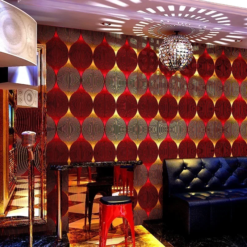 

KTV special theme box wallpaper wallpaper 3d three-dimensional corridor flash decoration background wall bar wallpaper