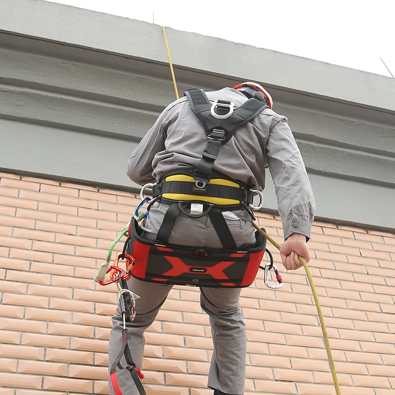 High-altitude work seat belt rope high-rise Spider hanging board exterior wall cleaning anti-fall seat board tools