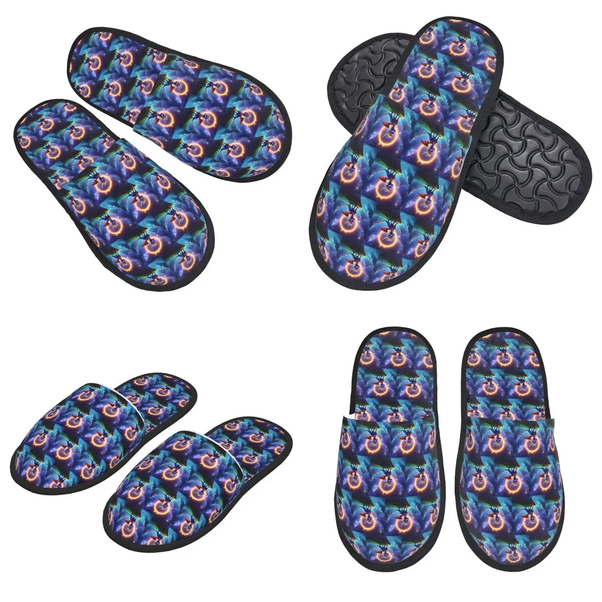 

Тапочки Ice Spyro на заказ, теплые мягкие женские домашние тапочки из пены с эффектом памяти, домашняя пушистая обувь