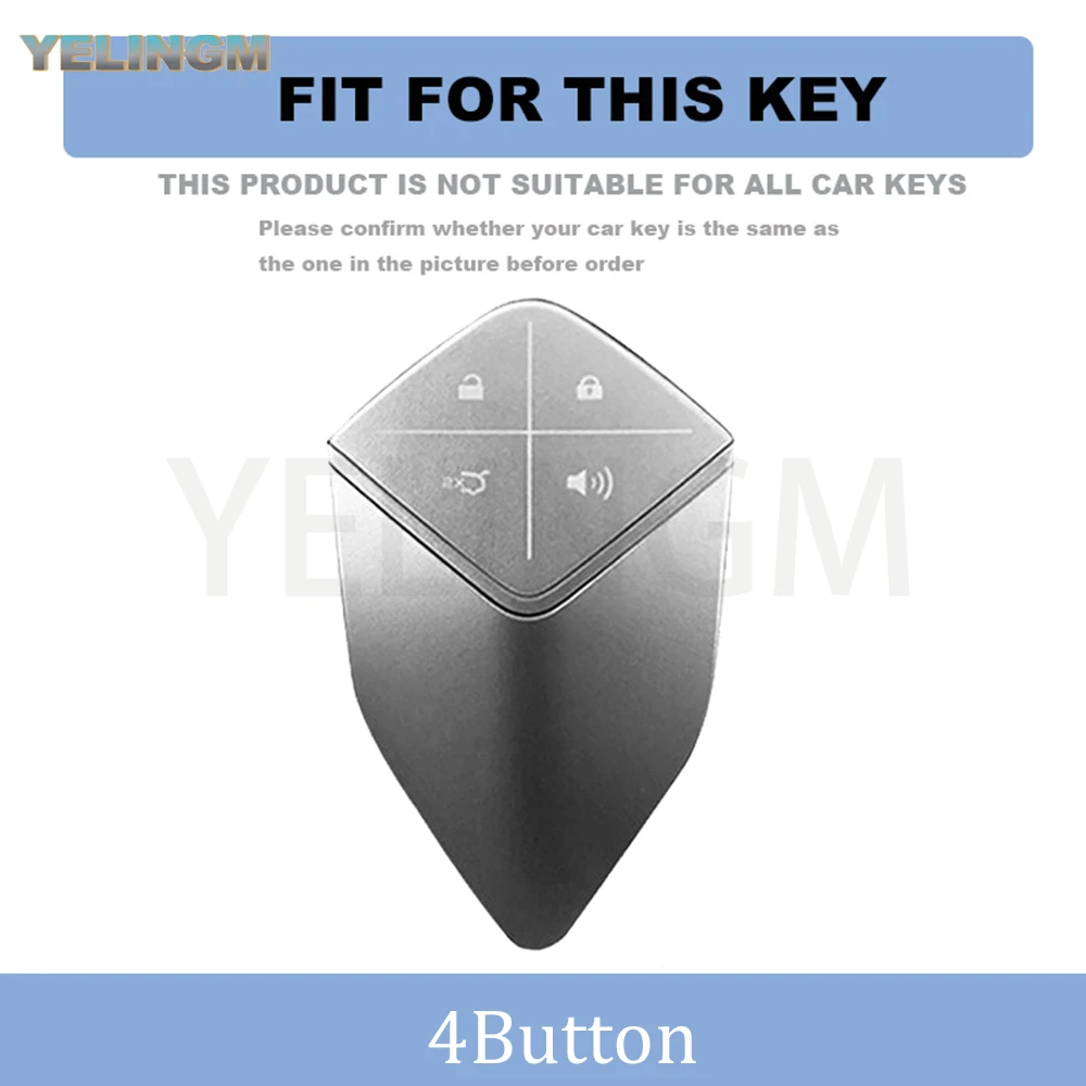 For Changan DEEPAL S7 S07 G318 S09 S05 L07 SL03 Shenlan Gun Grey Fob Keychain Cover Shell Ring Holder Car Key Case Accessories