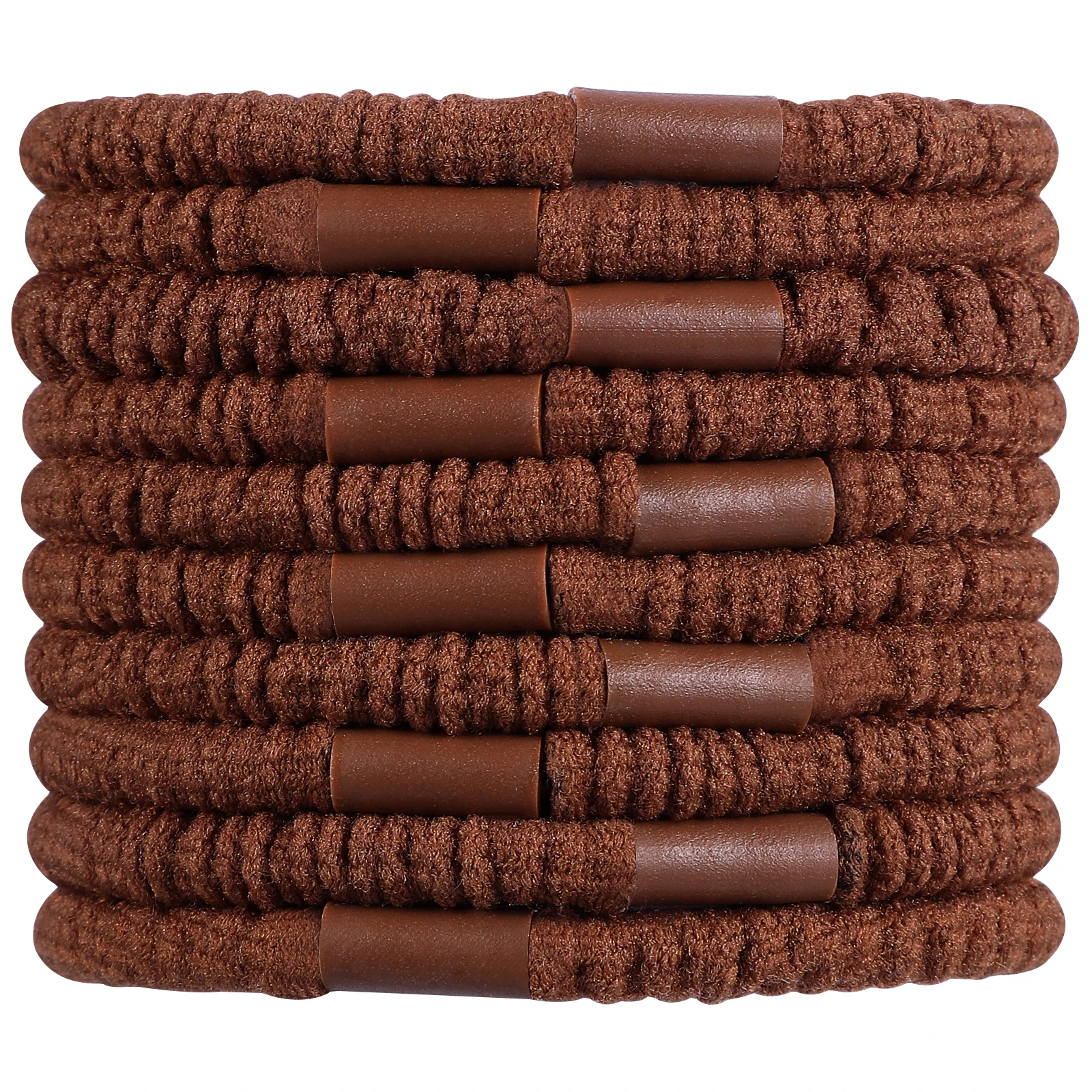 

10 pcs High Elastic Hair Tie Accessories for Girls Thick Heart Shaped No Damage Elastic Hair Band Stretchy Ties Women Hairstyles