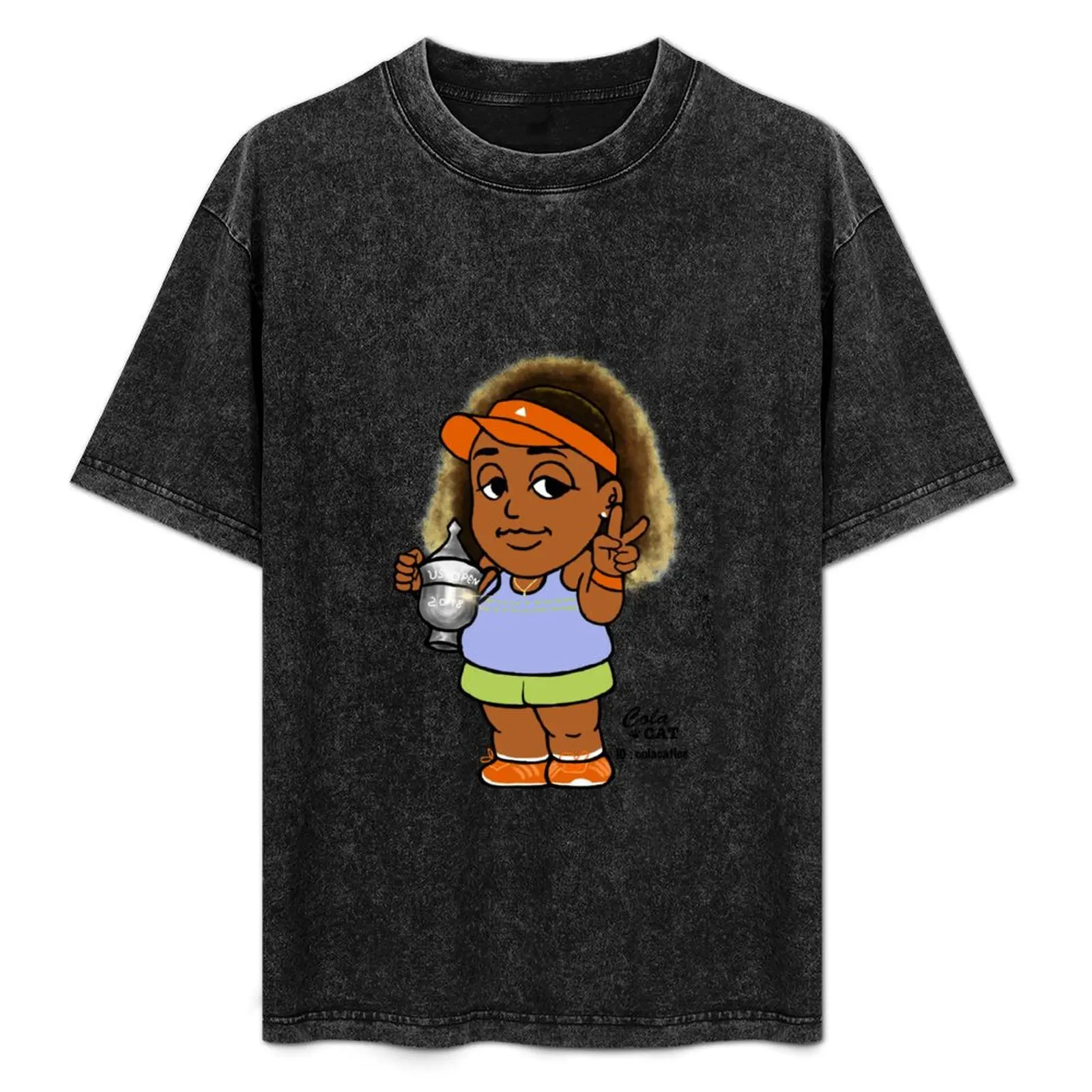 

Naomi Osaka Tennis T-Shirt Large Size Loose Casual Tee