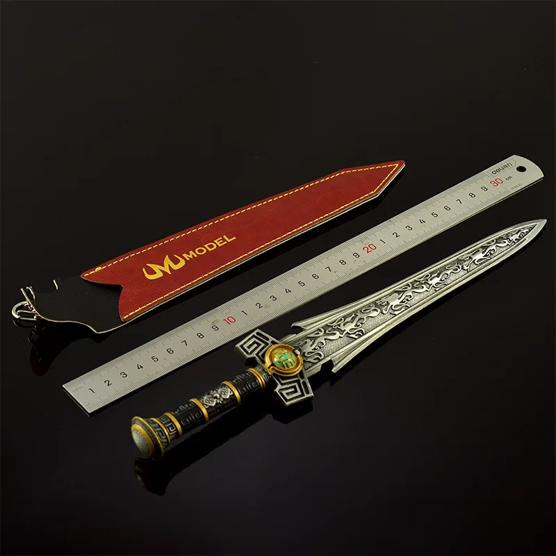 30 cm Game Randapparatuur Mes Speelgoed Zwaard Modellen Ambachten Het Eerste Keizer's Zwaard Volledig metalen Samurai Katana Geschenken Collecties