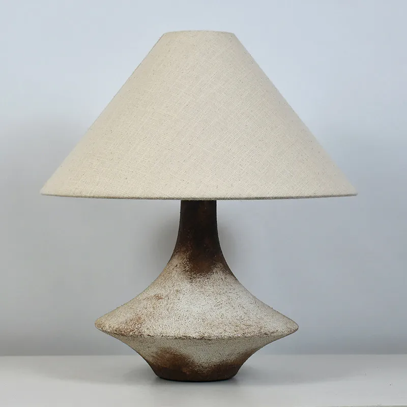Vintage bedroom bedside ceramic table lamp vintage style ornaments French living room hotel B&B designer lamp