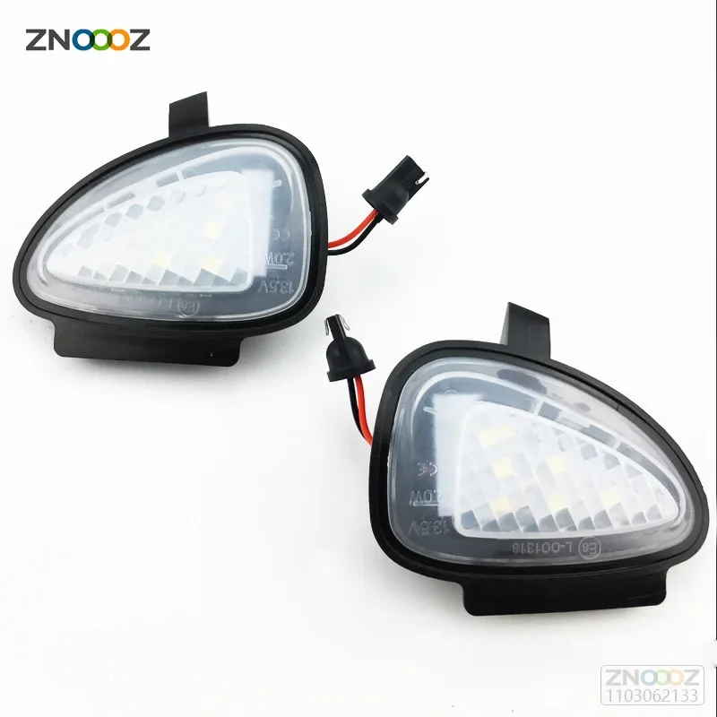 2x Canbus Error Free Car Led Under Side Mirror Puddle Semaphore Lights for VW Volkswagen Golf 6 golf6 Passat B7 Cabriolet Touran