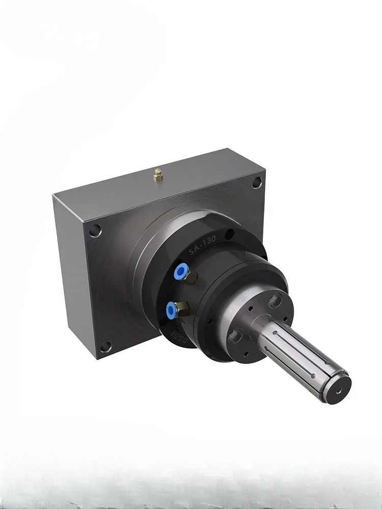Rotary spindle integrated vertical mounting synchronous gear drive connection