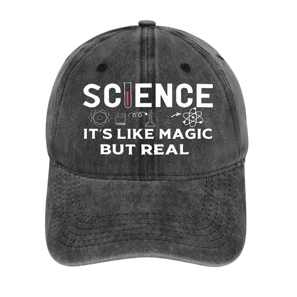 

SCIENCE. It's Like Magic But Real Retro Baseball Caps Trendy Birthday Gift Casual Hats Fashion Dad Hat Unisex Outdoor Sport Hats