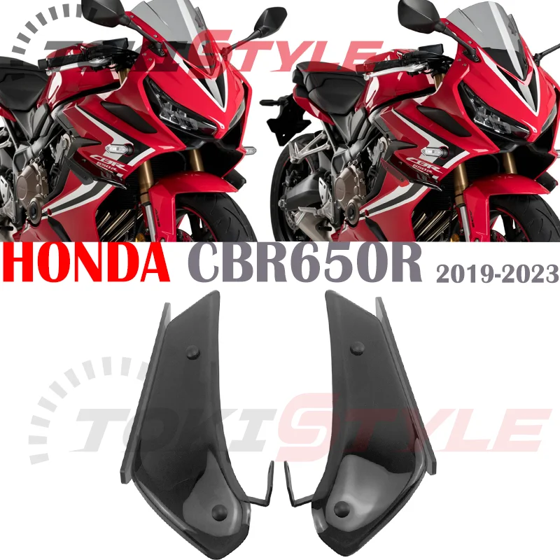 

Fits For HONDA CBR650R 19-23 2020 2021 2022 2023 CBR650R Downforce Sport Side Spoilers Aerodynamic Wing Deflector