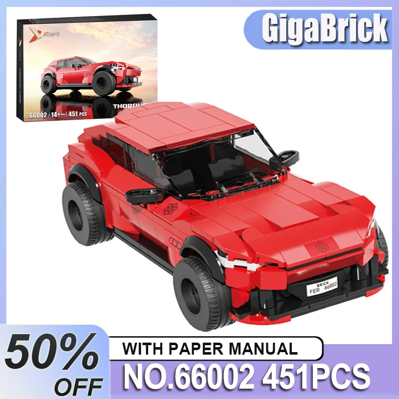 

IN STOCK Xbert 66002 Thorough Horse Racing Car Model Desk Orn Builing Blocks Puzzle DIY Brick Children Toy Christmas Adults Gift