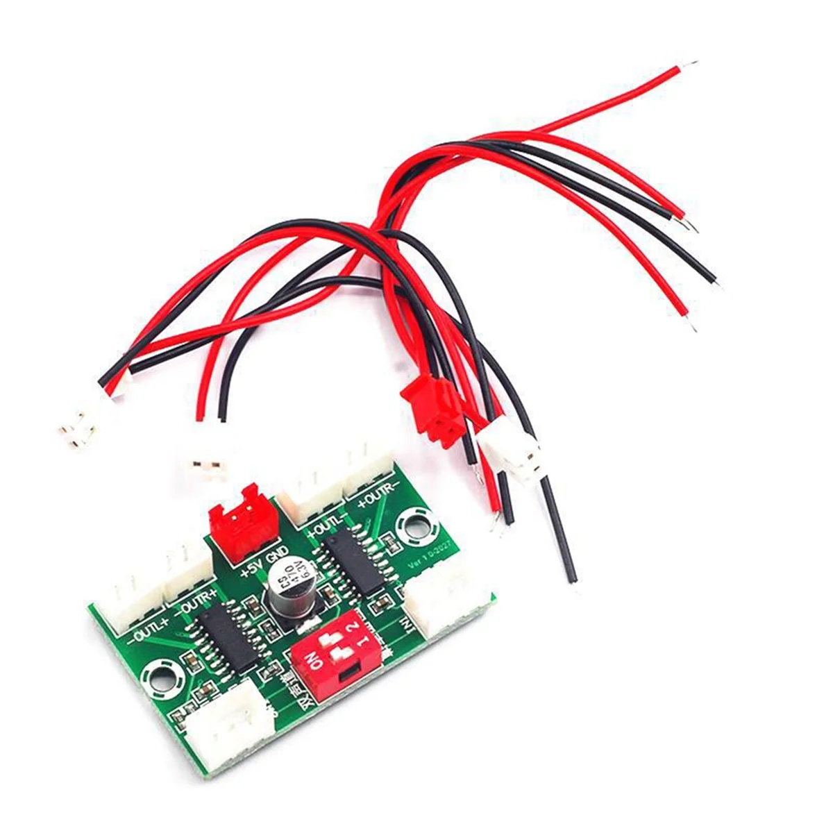 

PAM8403 Мини-плата цифрового аудиоусилителя, 4 канала, 3 Вт X 4 DC 5 В, стереозвуковой усилитель A156 с кабелем для динамика