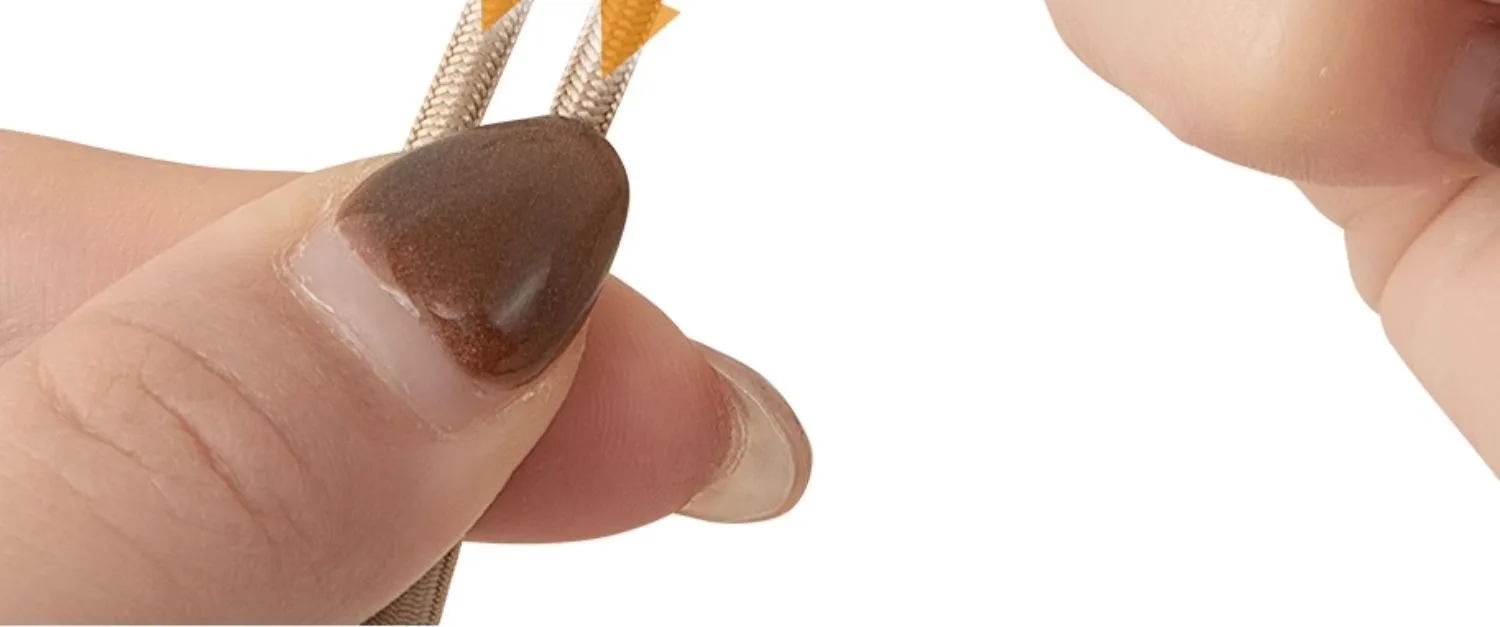 Neue bunte Metallverschluss-Sneakers, elastische Schnürsenkel ohne Binden, Sportschnürsenkel für Kapselverschluss-Stretch-Schnürsenkel, Gummischnürsenkel – Detail 5