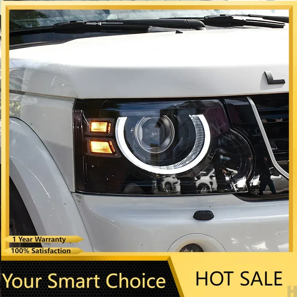 Modified Auto Headlights For Land Rover Discovery 4 2010-2016 LED Car Front Lamp Assembly Bifocal Lens Plug and Play Accessories