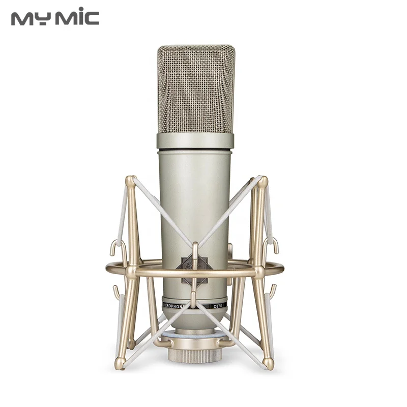 MX2 Professional studio equipment 48V USB sound card condenser Computer microphone for Podcasting vocal recording with headphone