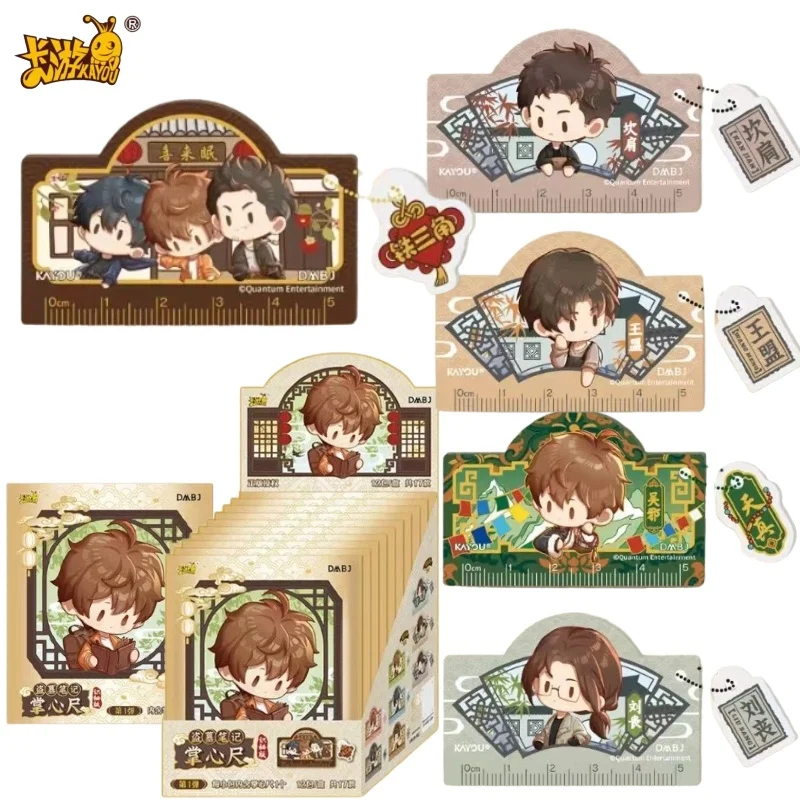 KAYOU Official Daomu Biji Secret Series Palm Ruler, Wang Meng Cartoon Anime Acrylic Ruler Pendant Dual-use Bookmark Stationery
