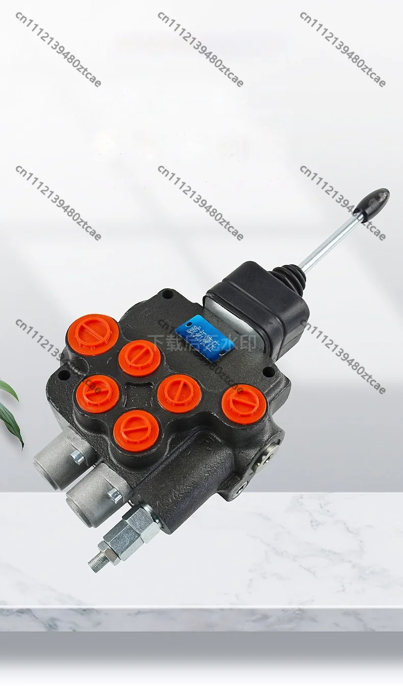 Manual Hydraulic Directional Valve 1-2 Spool Multi-Way Valve for Construction Machinery