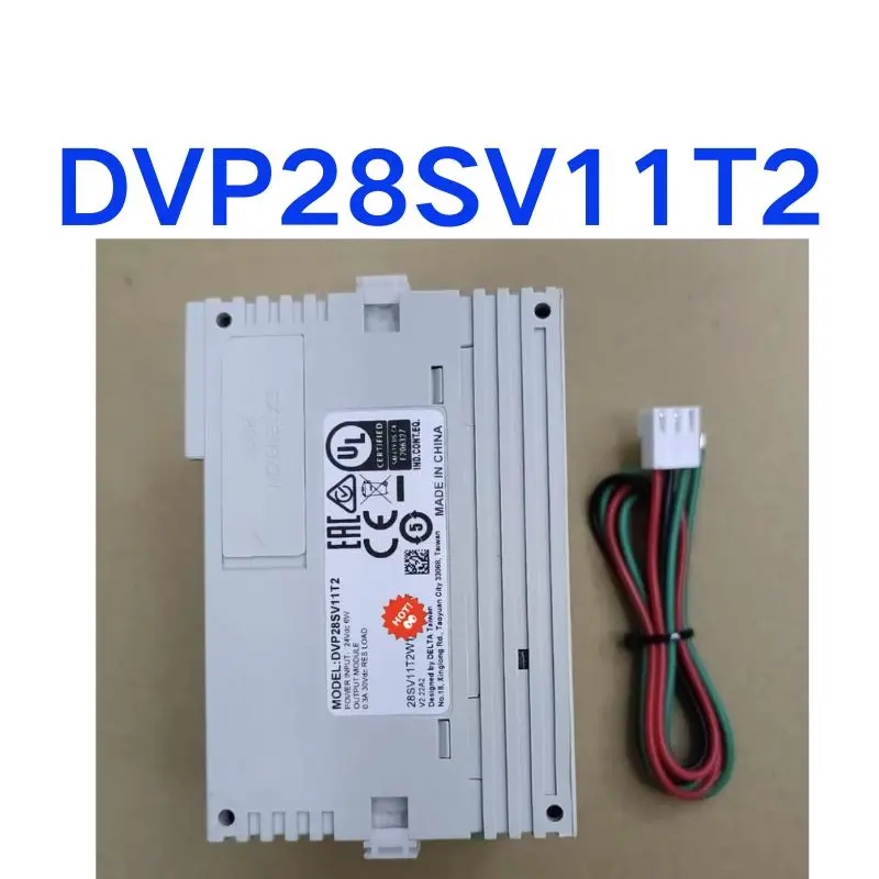 Used PLC DVP28SV11T2 tested OK, function intact