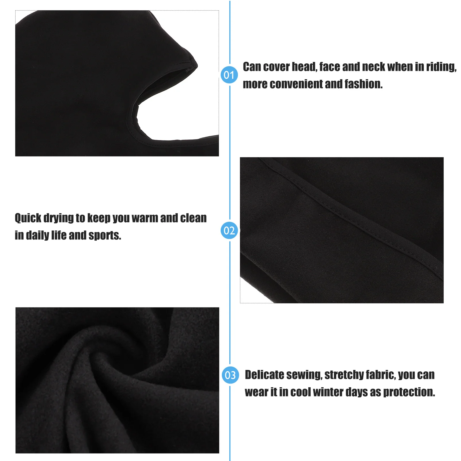 Head Warmer Motorcycle Accessories Balaclava Bandana Headgear Cycling Woman Scarf Men Hood