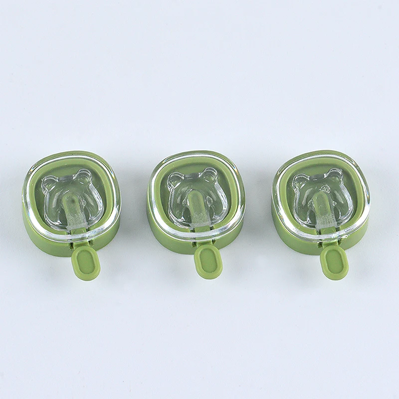 1 ensemble Miniature maison de poupée Simulation fabrication bâton de glace moule Mini ours bâton de glace modèle jouets pour poupée accessoires fille jouet