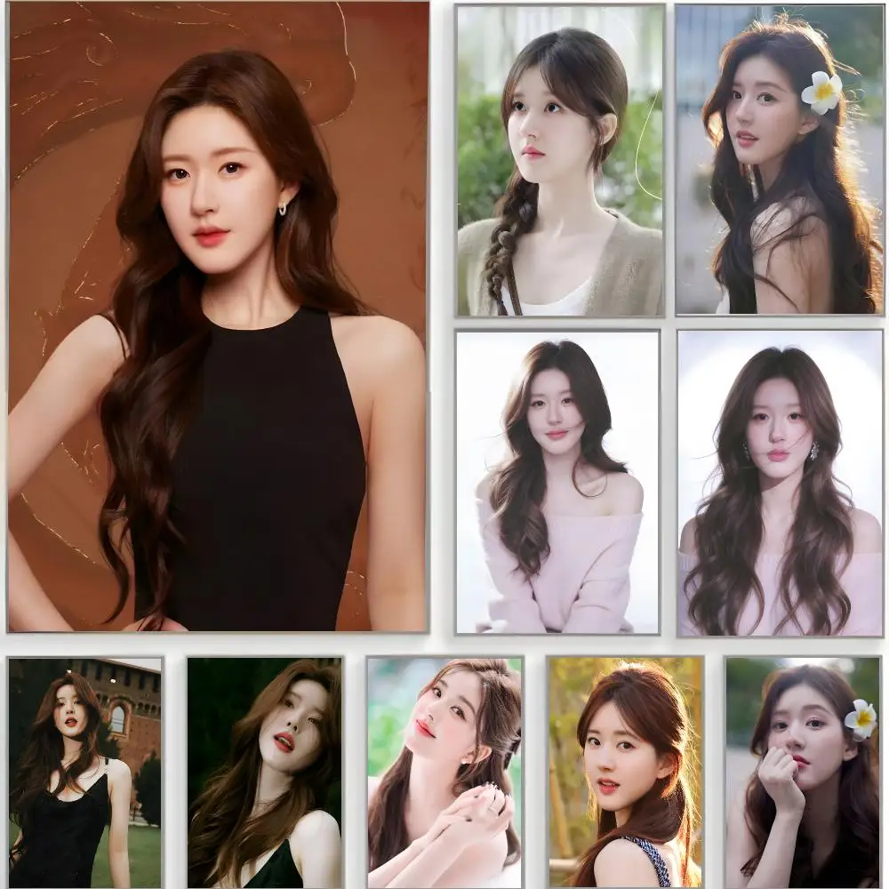 charming actress r-rosy lusi zhao Poster Classic Wall Art  Home Decor  Peel and Stick Unframed