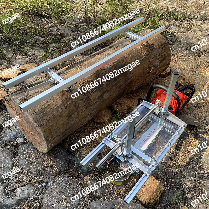 Wood Lumber Cutting Chainsaw Mill Open Plate Frame Portable Chainsaw Mill Planking Milling 36 48 Inch Guide Bar