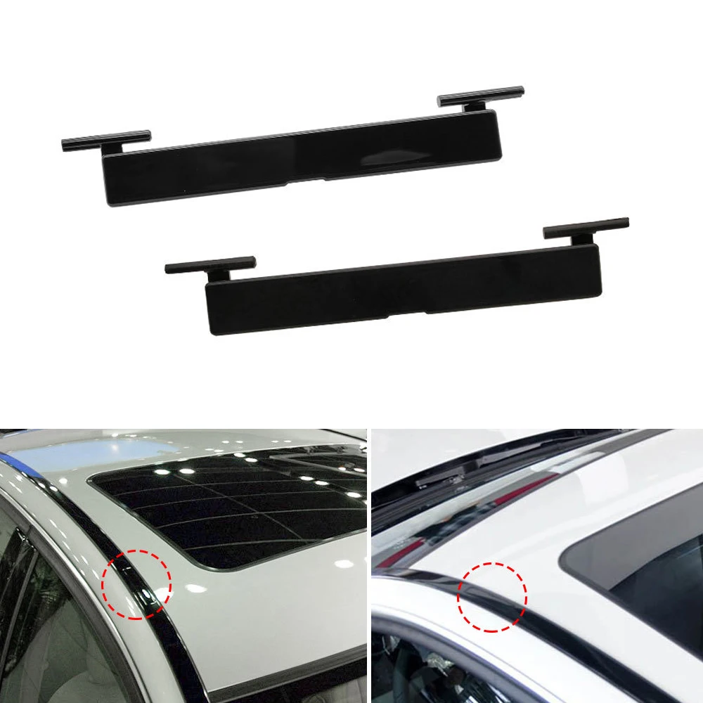 Car Roof Rail Molding Trim Roof Luggage Rack Cover Plate For Mercedes Benz E Class W212 2009-2015 2126900582 Black