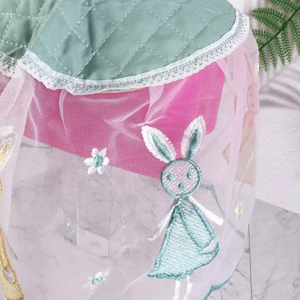 Oil Proof Air Fryer Dust Cover General Lace Fabric Lace Fabric Cover Durable Cartoon Electric Rice Pot Dust Cover Kitchen - view 6