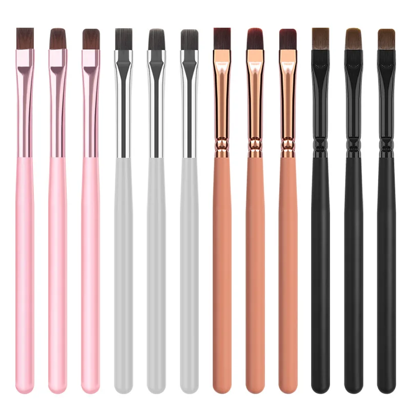 แปรงเพ้นท์เล็บเจล 1/3 ชิ้น สำหรับต่อเล็บอะคริลิค แปรงเพ้นท์เล็บเจล