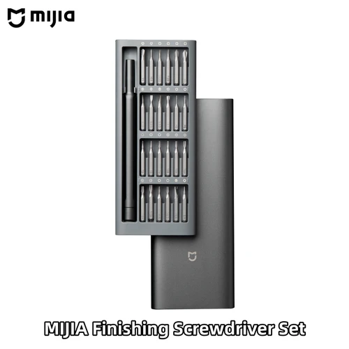 Imagen 1 del producto Juego de Destornilladores de Precisión Mijia, Herramienta de Reparación Multifuncional para el Hogar, Cabezal de Succión Magnética, Caja de Aleación de Aluminio
