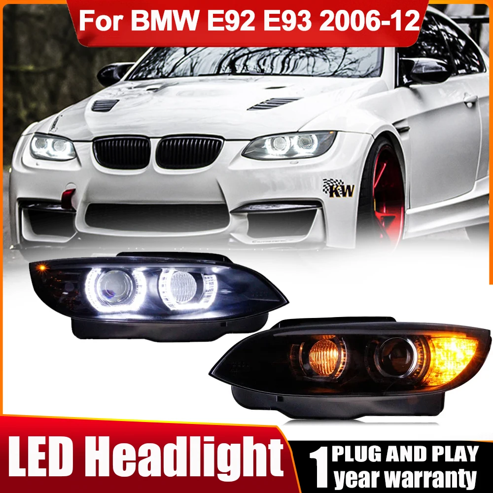 LED Headlights For BMW E92 E93 330 335 M3 2006-2012 DRL Fog Brake Lamp Assembly Tuning Lamp Plug And Play Auto Car Accessories