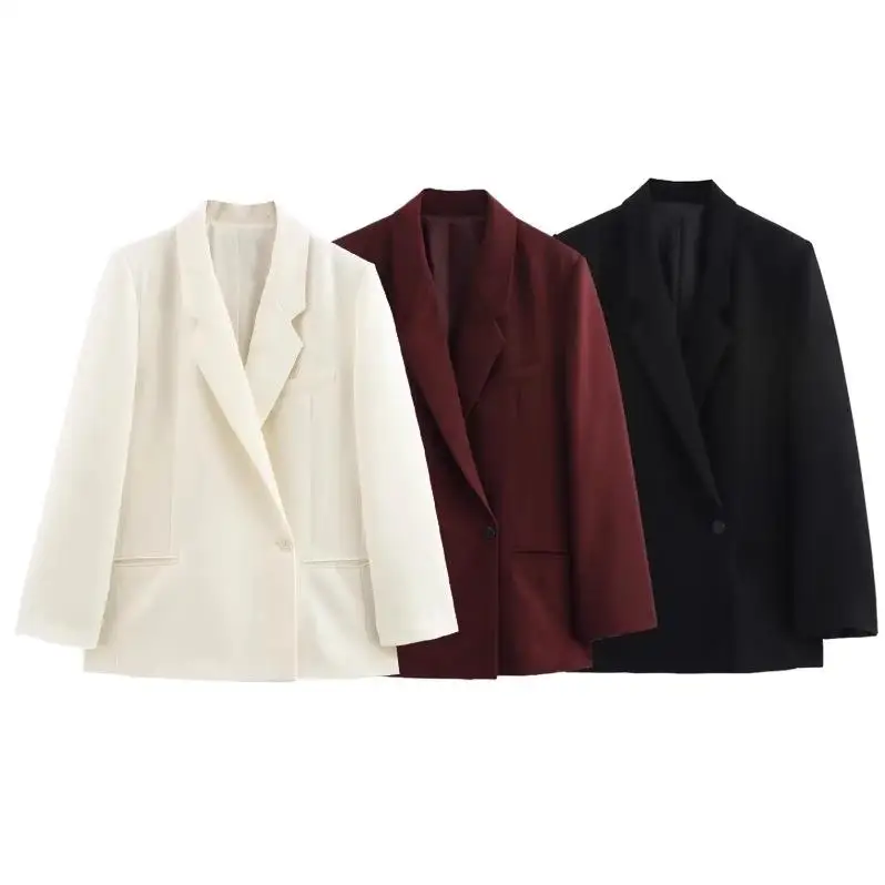 

Приталенный повседневный костюм Jaet, женское длинное све, модная верхняя одежда, весеннее свободное пальто Ele Personali