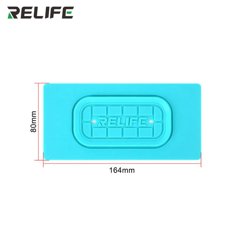 Relife RL-004SA Anti-Slip Silicone Pad For Screen Separator Heat-resistant Leak-proof Universal 7-inch Phone Repair Suction Mat