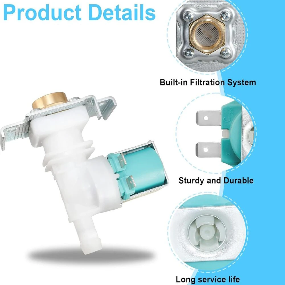 OEM-Style Solenoid Valve for Bosch Dishwashers 425458 00425458 PS1266278 AP3783031 Water Inlet Control Component