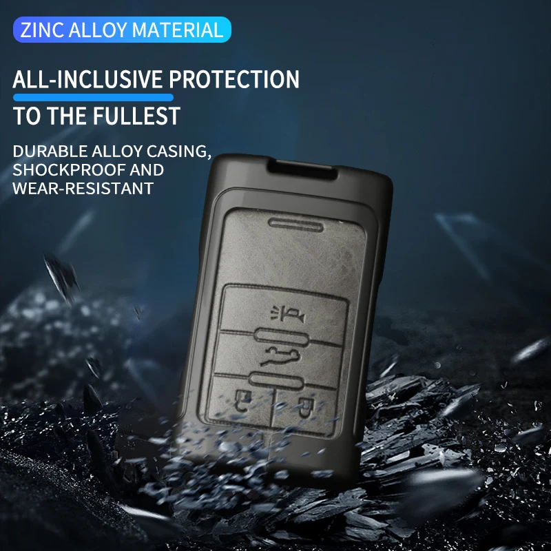Car Remote Key Case Cover Shell Fob For Chevrolet C7 Corvette Cadillac CTS ATS 28T CTSV XTS DTS SLS SRX XLS STS Escalade