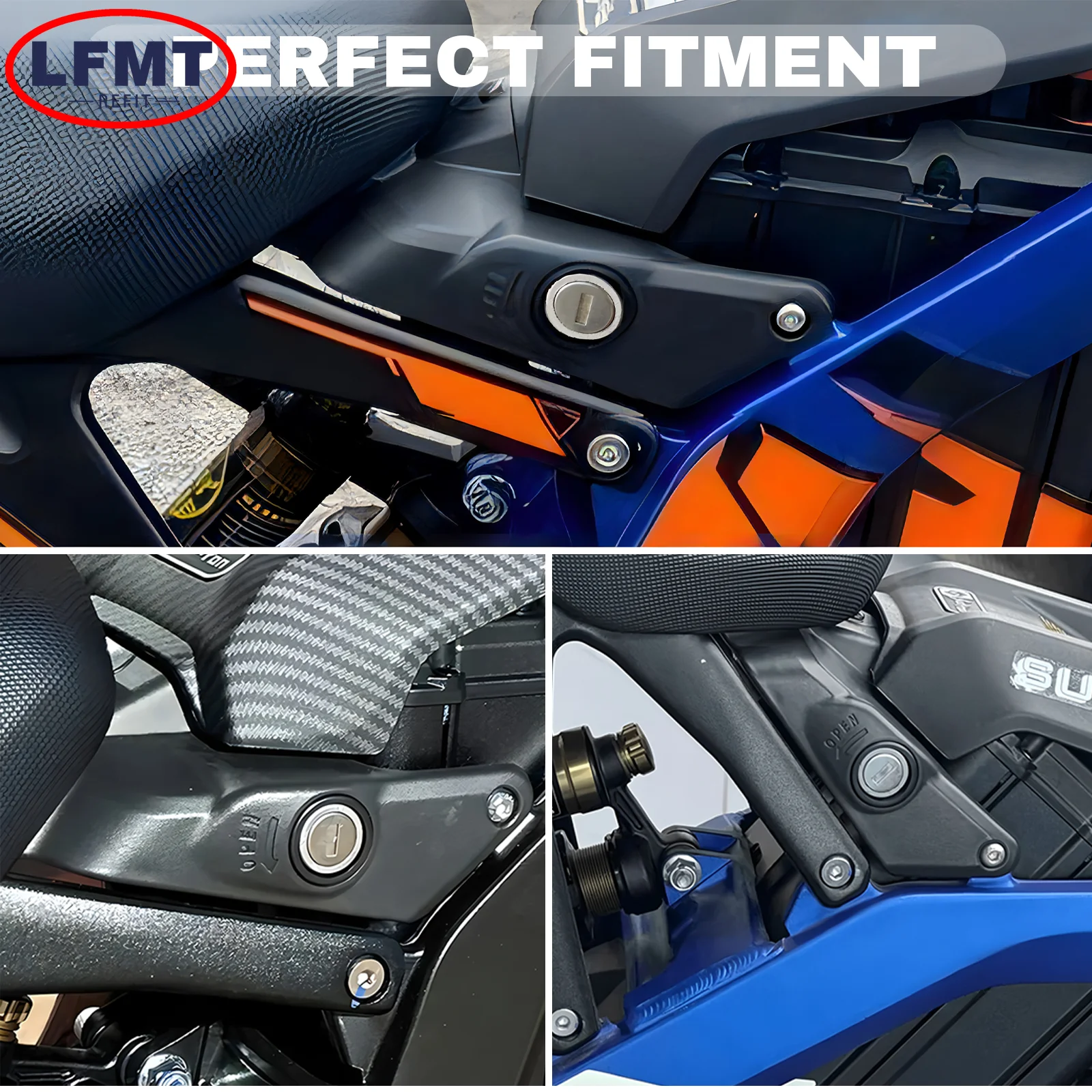 For Surron Electric Motocros Battery Side Cover Keyhole Surround Case For Sur Ron Light Bee X & S For Segway X260 X160 Dirt Bike