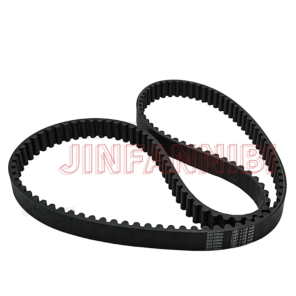 

Drive Belt Replace 40022-91 For Harley-Davidson 1991-2003 Sportster Series all models, 128T, 1 1/8 Inch Width
