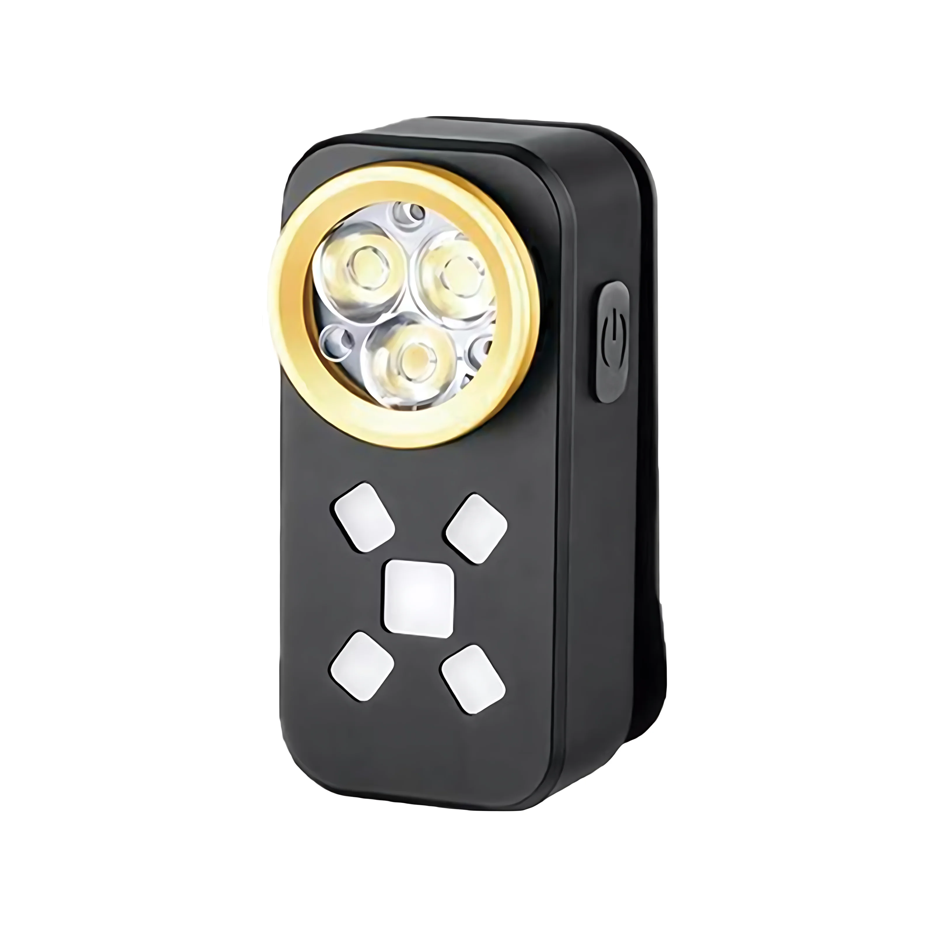 Rechargeable EDC Flashlight, Mini LED Flashights, 500 Lumens Portable Clip On Light, Pocket Flashlights, Magnetic Small Keychain Flashlight for Signaling, Camping, Emergency (Orange)