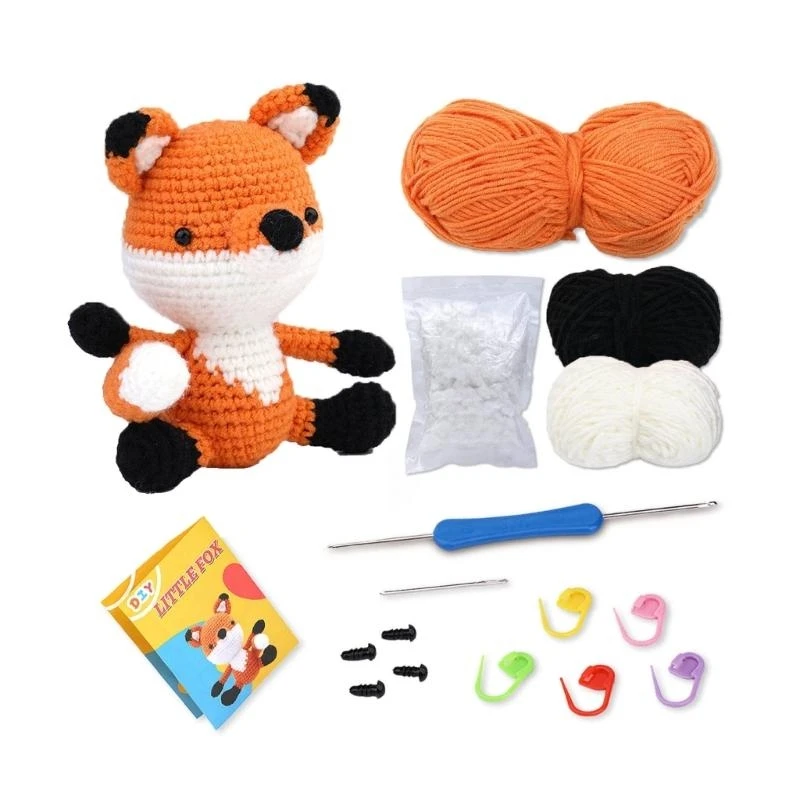 Crochet Accessories Crochet Animal Kits, DIY Crochet Starter Kits For Beginners N84C