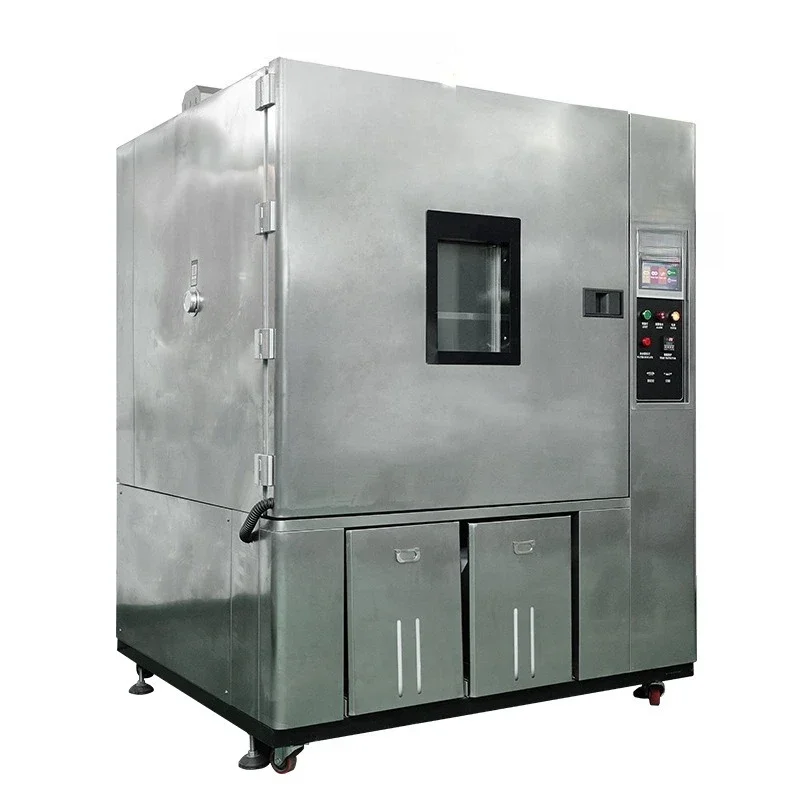 Touch screen constant temperature and humidity aging box, large stainless steel high and low temperature aging test box