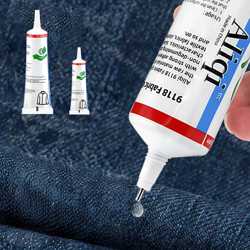 15/60ml Fabric Glue Quick Dry Fabric Patching Glue Versatile Fabric Repair Seam Adhesive Waterproof Agent for Clothing Textiles