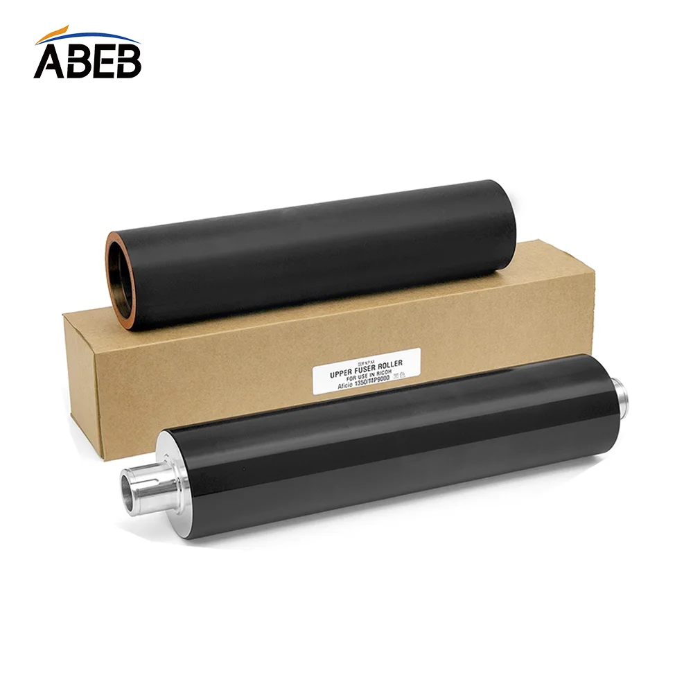 1 conjunto de rolo fusor superior + rolo fusor inferior para Ricoh MP9000 1100 1350 1356 1357 1107 1106 Rolo inferior compatível de alta qualidade