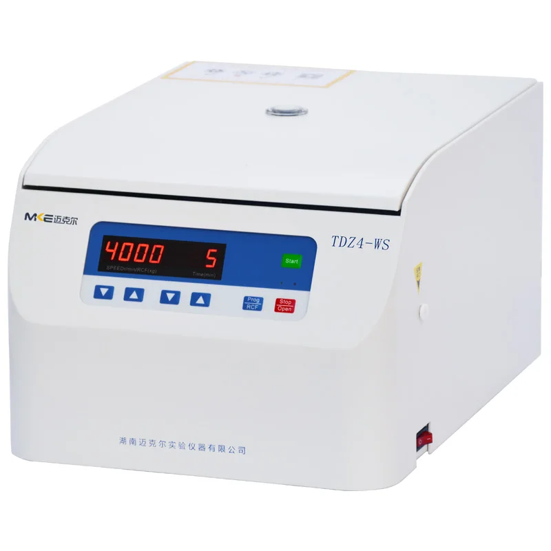 Benchtop 4000 RPM Laboratory Centrifuge with Max Speed 50ml Capacity and 6/10ml Tubes for Low-Speed Research