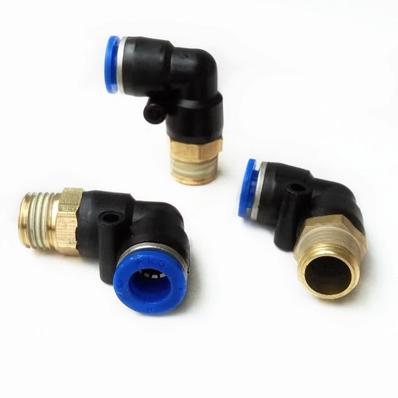 10pcs/lot  Pneumatic Fittings L type 8mm-1/4