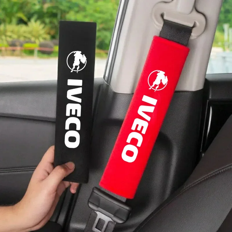 وسادة رقبة ناعمة ملحقات السيارات لـ Iveco Daily IV V VI Van EcoDaily مع مسند للرأس ودعم الرقبة وحزام الأمان وإكسسوارات الكتف