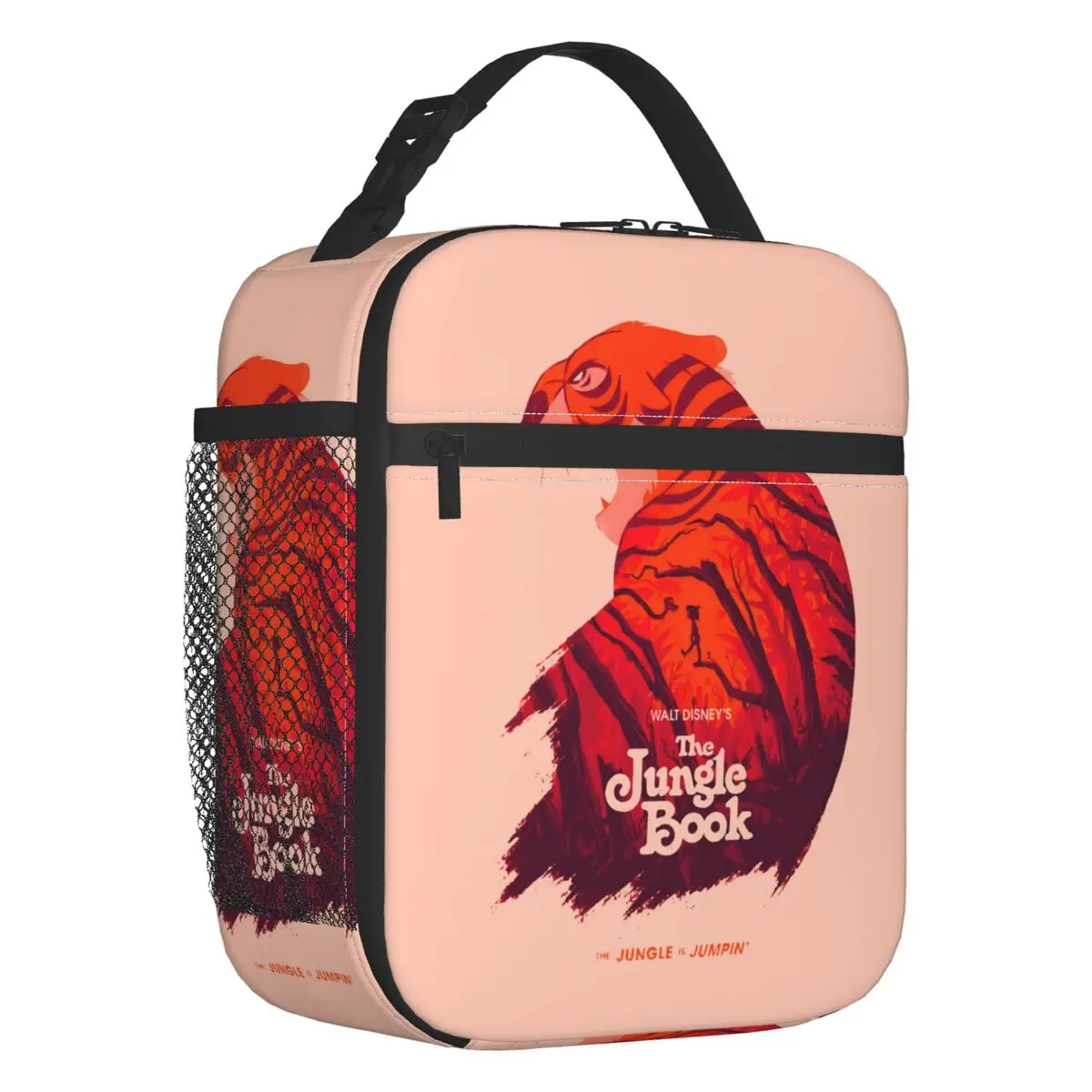 Custom The Jungle Book Thermal Insulated Lunch Bag Women Musical Film Resuable Lunch Container Outdoor Multifunction Food Box